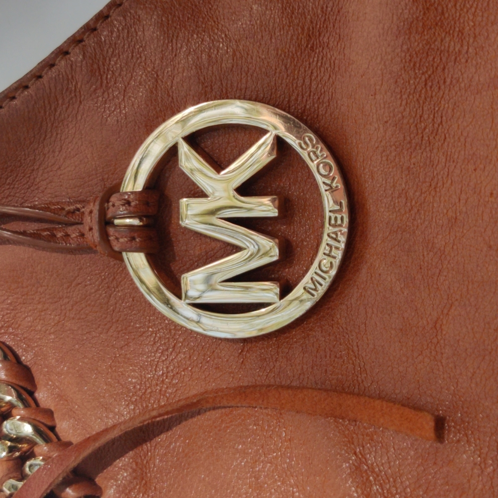 Brown Fringe Michael kors shoulder bag
